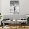 Bilder auf glas - Einteilig - Schwarzweiß Baum See - Produktbild-Vorschau 6