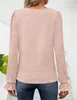 ASKSA Damen Langarm T-Shirt Gestreifte Quadratischer Produktbild-Vorschau 5