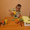 Stavebné bloky Dinosaurus Set DIY Ceratops Raptor Náhľad obrázku produktu 3