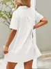 Ein locker sitzendes Sommerkleid für Damen mit Knopfleiste. Produktbild-Vorschau 4