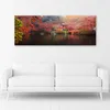 Leinwandbild japan in den farben des herbstes 150x50 cm Produktbild-Vorschau 2
