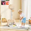 COSTWAY 3 in 1 Kinder Basketballkorb, Basketballständer mit Produktbild-Vorschau 2