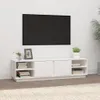 vidaXL TV-Schrank Weiß 156x40x40 cm Massivholz Kiefer Produktbild-Vorschau 2