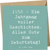 Mr. & Mrs. Panda Klappkarte Spruch 1956 Geburtstag - Produktbild-Vorschau 1