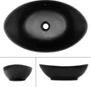 LuxeBath umývadlo Oválne umývadlo na dosku, 59x38x19 cm, Náhľad obrázku produktu 3