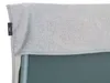 Frottier Gartenstuhlauflage, silber, 60x130cm mit 20cm Produktbild-Vorschau 2
