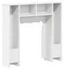 Rama kominkowa vidaXL, biała, 93 x 20 x 89 cm, materiał Podgląd zdjęcia produktu 6