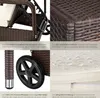 TecTake 404586, Hnědá, Polyester, Kov, 120 kg, 15 kg Náhled obrázku produktu 11