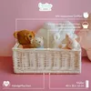 Creative Home Cesto Vimini Bianco 40x30x16 cm | Cestino Anteprima dell’immagine prodotto 3