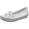 Gemini Damen Slipper Ballerina Leder Cutouts Blumenmuster Produktbild-Vorschau 28