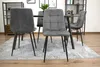 Valora KARA Stuhl Dunkelgrau x4 - Set mit 4 grauen Stühlen Produktbild-Vorschau 11