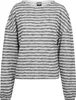 Urban Classics Ladies Oversize Stripe Pullover black/white Náhled obrázku produktu 5