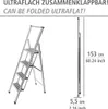 WENKO Klapptrittleiter Stehleiter Trittleiter 4-stufig Produktbild-Vorschau 5