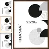 Cornice FRAMAI® 50x70 in MDF marrone: cornice ecologica con Anteprima dell’immagine prodotto 1