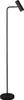 A black floor lamp on a white background. Voir les images du produit