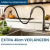 AICA Küchenarmatur ausziehbar 360° drehbar Spültischaratur Produktbild-Vorschau 2