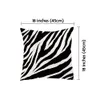 2er-Pack Kissenbezug, Schöner Leopard, Zebra, Milchkuh, Produktbild-Vorschau 2