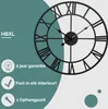 HSXL - Große industrielle Wanduhr aus Metall - 60 cm - Produktbild-Vorschau 3