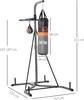 HOMCOM 2-in-1 Standdesign Boxsackständer Boxsack Produktbild-Vorschau 3