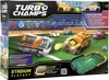 A product box for a toy car playset, featuring images of the toy cars and playset on a stadium-themed background. Náhľad obrázku produktu