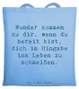 Mr. & Mrs. Panda Tote Bag Spruch Wunder Hingabe - Sky Blue Produktbild-Vorschau 1