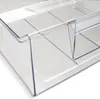 A close-up view of a clear plastic drawer or compartment, likely for a freezer or refrigerator. Voir les images du produit