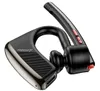A black Bluetooth headset with silver and red accents is shown against a white background. Podgląd zdjęcia produktu