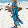 Letní šaty - Maxi šaty - Dlouhá plážová tunika - Volný boho Náhled obrázku produktu 3