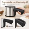 Edelstahl Mehlsieb mit Griff und Deckel, Puderzuckersieb Produktbild-Vorschau 4
