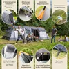 Skandika Tunnelzelt Hurricane Sleeper Protect 12 Personen Produktbild-Vorschau 5