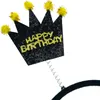 Oblique Unique Haarreif Happy Birthday Kronen Kopfschmuck Produktbild-Vorschau 4
