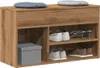 vidaXL Schuhbank Artisan-Eiche 80x30x45 cm Holzwerkstoff Produktbild-Vorschau 2