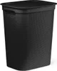 Rotho Brisen Wäschekorb, schwarz, 50 L Produktbild-Vorschau 1