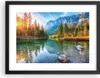 Gerahmtes Poster - Schwarzer Rahmen - Landschaft Berge Produktbild-Vorschau 1