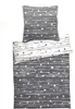 heimtexland ® Bettwäsche Set 80x80 200x135 aus kuschelig Produktbild-Vorschau 1