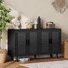 UnboxG Kredens czarny 140x40x80 cm, szafka do Podgląd zdjęcia produktu 1