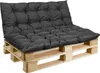 Sada záhradných vankúšov 120/80 cm + 120/40 cm na lavičku z Náhľad obrázku produktu 4