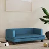 vidaXL Lit pour chien Bleu 80x45x30 cm Velours Voir les images du produit 2