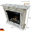 Krb na gél a etanol Samara Deluxe White Marbled Náhľad obrázku produktu 2