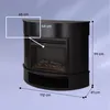 Klarstein Deko Kamin mit LED-Flammen, Elektro-Kamin mit Produktbild-Vorschau 8