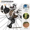 Hiland Mountainbike MTB 29 Zoll mit Aluminiumrahmen Produktbild-Vorschau 4