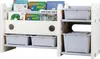 COSTWAY 2 in 1 Bücherregal Kinder, 2-stufiges Kinderregal Produktbild-Vorschau 1