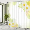 ABAKUHAUS Tenda da doccia con motivi floreali, margherite Anteprima dell’immagine prodotto 3