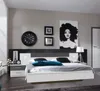 Schlafzimmer-Set >ANGIE< in WEISS + GRAPHIT - Produktbild-Vorschau 7