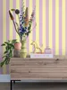 ESTAhome Tapete Streifen Pastellgelb und Violett 53 cm x Produktbild-Vorschau 3