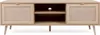 CALICOSY - Meuble TV 2 portes L150 cm - Impression Rotin - Voir les images du produit 1