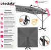 slunečník tectake® Sunna 250 x 250 cm s LED solárním Náhled obrázku produktu 3