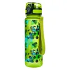 A green water bottle with a soccer-themed design. Anteprima dell’immagine prodotto
