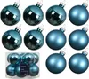 Kerstbal glas d6cm blauw 10st Decoris Productafbeelding-voorbeeld 4