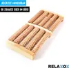 RELAXOX Premium Masážní váleček na nohy Dřevěná masáž nohou Náhled obrázku produktu 5